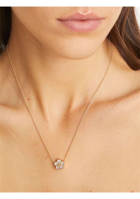 Gold kira floral pendant necklace Tory Burch - women TORY BURCH | 158996700